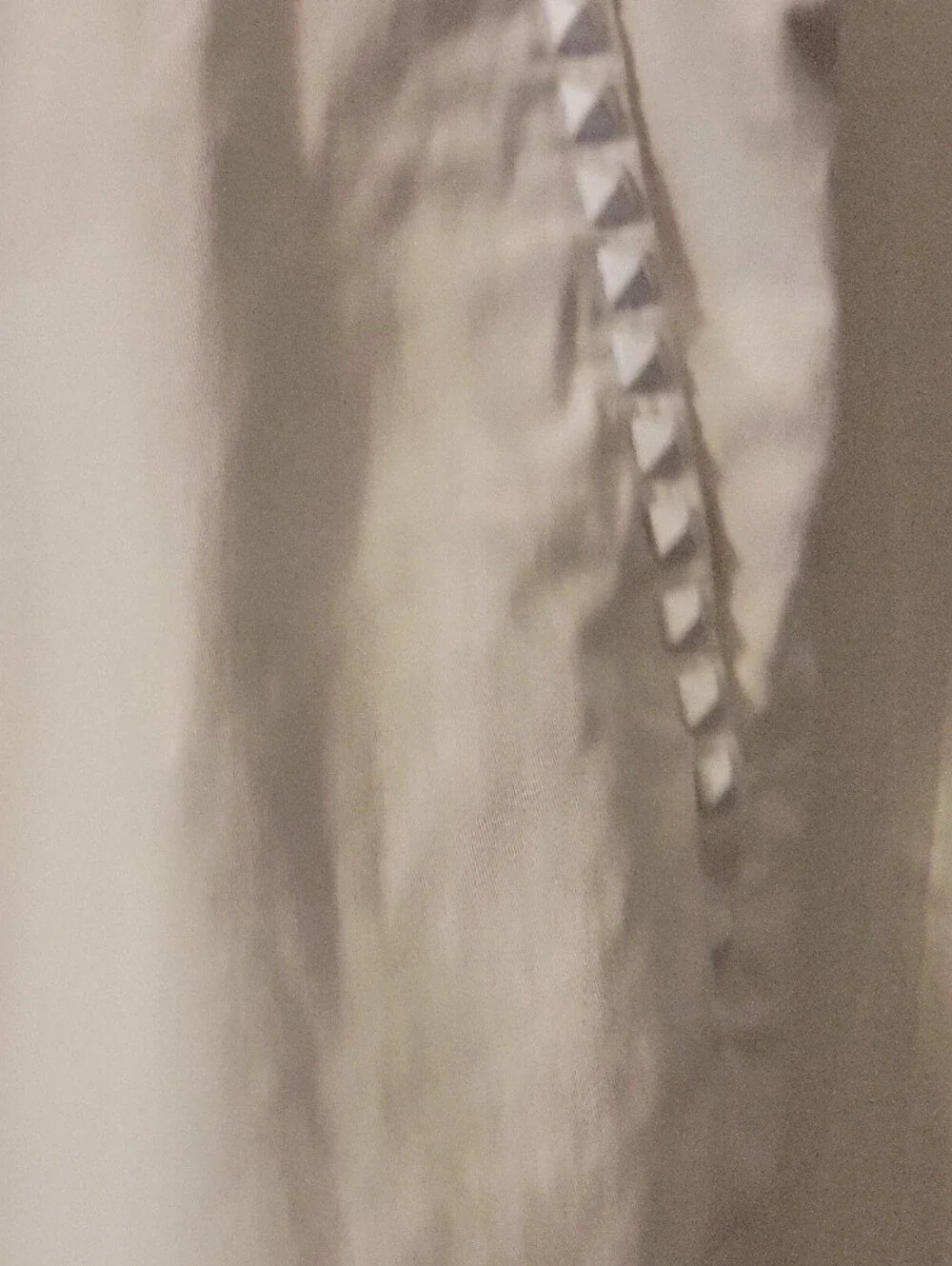 Mason's Slim White Camo Skinny Jeans with Studded Pocket Trim